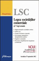 coperta Legea societatilor comerciale si 7 legi uzuale - actualizat 17 septembrie 2012
