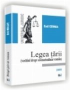 Legea tarii (vechiul drept consuetudinar