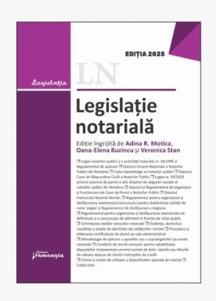 Legislaţie notarială