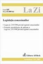 Legislatia concesiunilor (actualizat 2005)