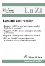 Legislatia constructiilor (actualizat la 15.06.2005)