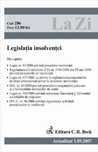 Legislatia insolventei Cod 286 (actualizat