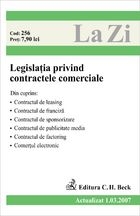 Legislatia privind contractele comerciale (actualizat la 01.04.2010)