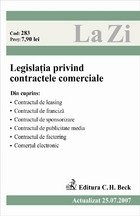 Legislatia privind contractele comerciale (actualizat