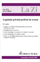 Legislatia privind profesia de avocat