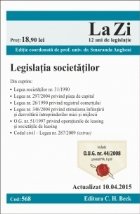 Legislatia societatilor. Cod 568. Actualizat la 10.04.2015