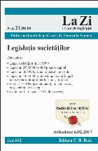 Legislatia societatilor. Cod 632. Actualizat la 6.02.2017