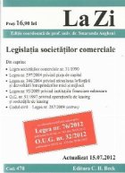 Legislatia societatilor comerciale (actualizat 15 iulie 2012). Cod 478