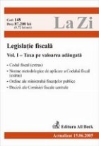 Legislatie fiscala vol Taxa valoarea
