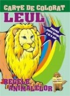 Leul - carte de colorat