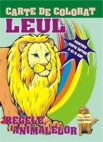 Leul - carte de colorat