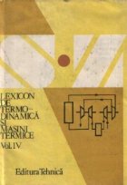 Lexicon termodinamica masini termice Volumul