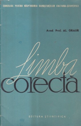 Limba Corecta (Graur)