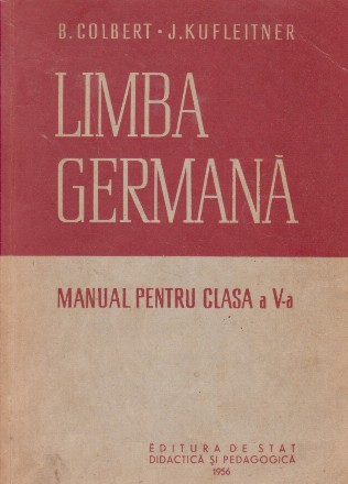 Limba germana. Manual pentru clasa a V-a