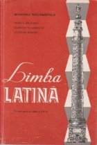 Limba latina manual pentru clasa