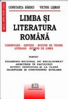 Limba literatura romana Comentarii Sinteze