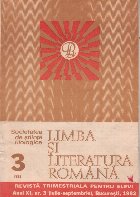 Limba literatura romana 3/1982 Revista