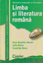 LIMBA SI LITERATURA ROMANA clasa a X-a (pentru scoala de arte si meserii)