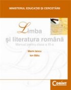 LIMBA SI LITERATURA ROMANA - manual pentru clasa a XI-a