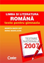 LIMBA SI LITERATURA ROMANA. TESTE PENTRU GIMNAZIU