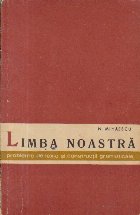 Limba noastra Probleme lexic constructii