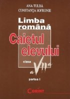 Limba romana Caietul elevului clasa
