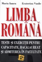Limba romana Teste exercitii pentru