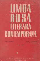 coperta Limba rusa literara contemporana
