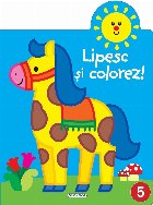 Lipesc si colorez! Numarul 5 Lipesc si colorez! Numarul 5