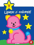 Lipesc si colorez! Numarul 4 Lipesc si colorez! Numarul 4