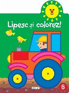 Lipesc si colorez! Numarul 6 Lipesc si colorez! Numarul 6