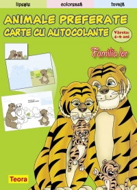 Lipeste-Coloreaza-Invata - Animale preferate - familia lor