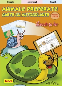 Lipeste-Coloreaza-Invata - Animale preferate - locuinta lor