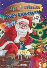 Lipim si coloram. Mos Craciun