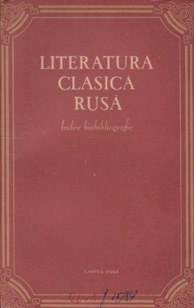 Literatura Clasica Rusa - Indice Biobibliografic