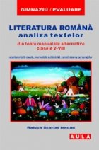 LITERATURA ROMANA (analiza textelor din manualele alternative, clasele V-VII)