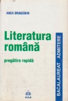 Literatura romana - fise pentru pregatire rapida