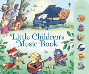 Little children's music book with musical sounds
