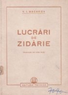 Lucrari de zidarie (traducere din limba rusa)