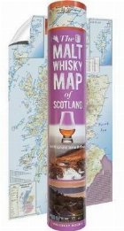 Malt Whisky Map of Scotland (in a tube)