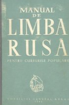coperta Manual de limba rusa pentru cursurile populare