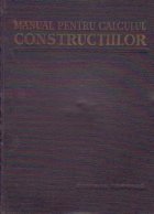 Manual pentru calculul constructiilor