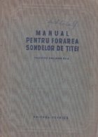 Manual pentru forarea sondelor de titei