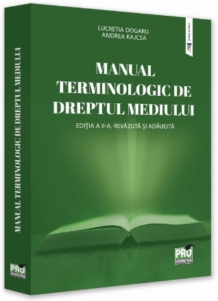 Manual terminologic de Dreptul mediului