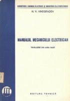 Manualul mecanicului electrician repararea asamblarea
