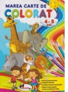 Marea carte de colorat 4-5 ani