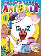 coperta Marea carte de colorat, Animale, volumul 1