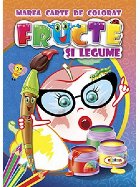 Marea carte de colorat. Fructe si legume