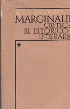 Marginalii - Critice si Istorico-Literare