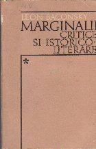 Marginalii Critice Istorico Literare